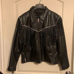 COPY - Leather king fringe jacket 3xl runs smaller than that. Great condition